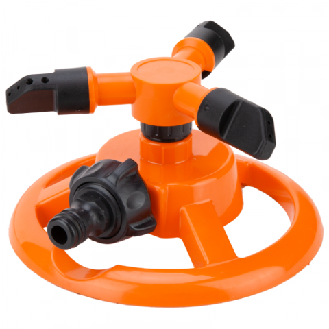 Pompe apa si accesorii pentru irigat si stropit - Aspersor Stationar cu 3 Brate, Acoperire 113 m², ABS Rezistent