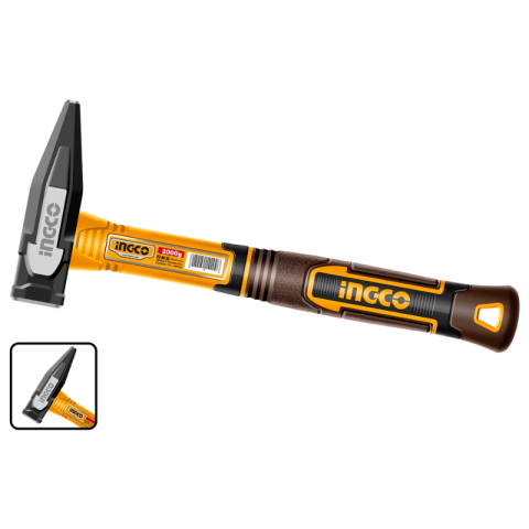 Scule si unelte - Ciocan Maner Fibra de Sticla, 2000g, Otel Carbon, Gheara Extractoare Cuie, Profesional