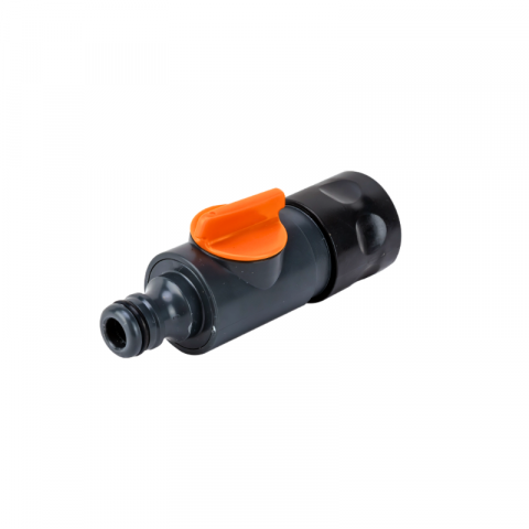 Pompe apa si accesorii pentru irigat si stropit - Conector Furtun Apa cu Robinet, Control Total al Fluxului de Apa
