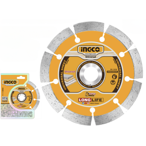 Discuri diamantate - Disc Diamantat Segmentat, 11,5cm, TAIERE RAPIDA, Umed/Uscat