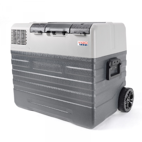 Frigidere - Frigider auto portabil 52L, cu roti si compresor, 12/24/230V, Bluetooth