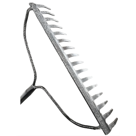 Noutati - Grebla 16 dinti cu coada metalica 1.45 m rezistenta pentru gradina