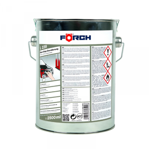 Vopsea spray si antifoane - Grund Profesional Antirugina, 2.5l, Visiniu, L 239 Rost-Stop-Grundierung