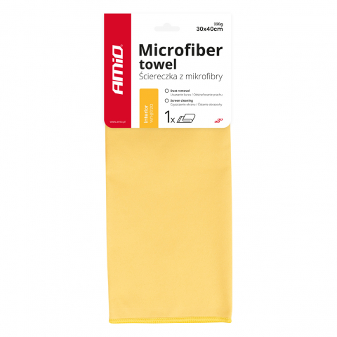 Perii si lavete auto - Laveta Microfibra pentru Curatare Interior Auto, 30x40cm, 220g