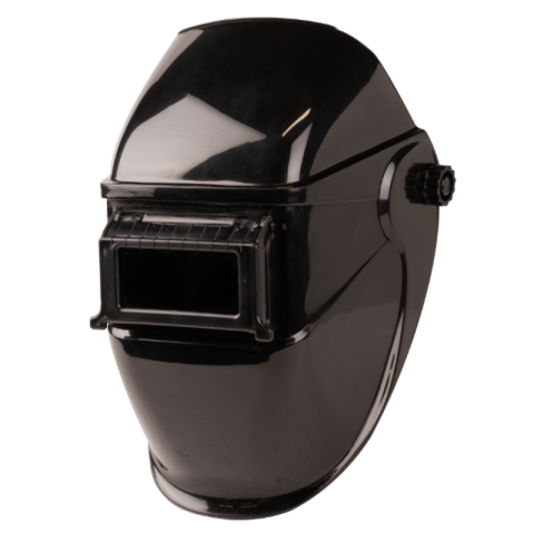 Noutati - Masca de sudura clasica, geam protectie 108x50 mm, suport cap reglabil, neagra