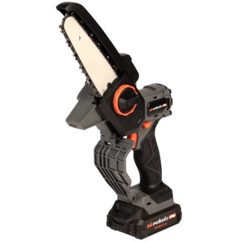 Casa si Gradina - Mini ferastrau brushless, cu ungere lant, 20V, 2 acumulatori, incarcator