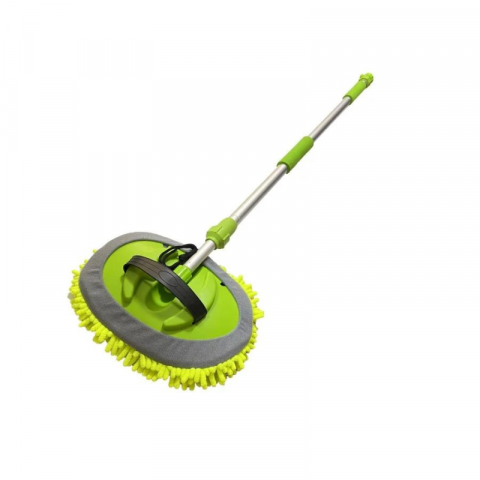 Perii si lavete auto - Mop auto din chenilia si microfibra, 106 - 170cm, telescopic