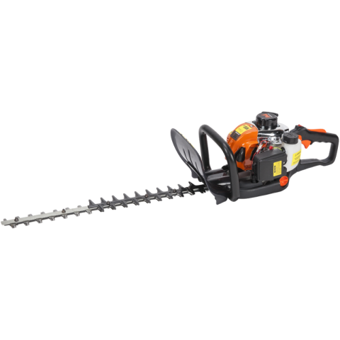 Foarfeci si fierastraie - Motoferastrau pentru Gard Viu, Motor Benzina 2 Timpi 1 CP, Lama 65 cm, Maner Rotativ 180 grade, 9000 opm