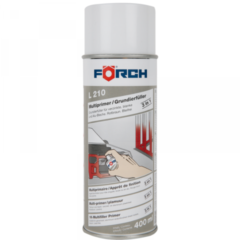 Vopsea spray si antifoane - Multiprimer, Chit de grunduire 3 în 1, L210, Maro Roşcat