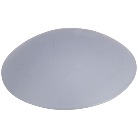 Casa si Gradina - Opritor de usa autoadeziv 40 mm, set 2 bucati, plastic moale, gri