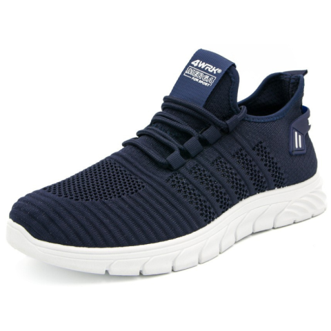 Bocanci si pantofi de lucru - Pantofi de lucru respirabili MERGA NW, talpa PVC flexibila, bleumarin alb
