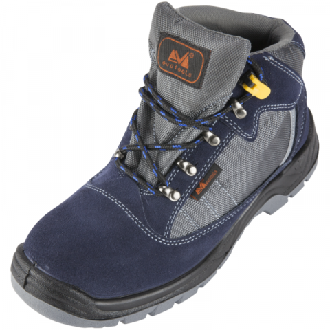 Noutati - Pantofi de protectie S1P SRC, piele intoarsa, bombeu otel, talpa injectata, PU