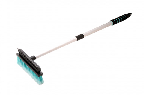 Perii si lavete auto - Perie si Racleta Silicon Auto cu Maner Telescopic Aluminiu
