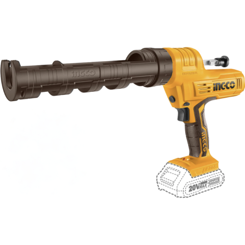 Pistoale aer cald si truse de lipit - Pistol pentru silicon, 20V, forta impingere 3700N, cartus 25.4 cm, viteza variabila, etansare si lipire profesionista