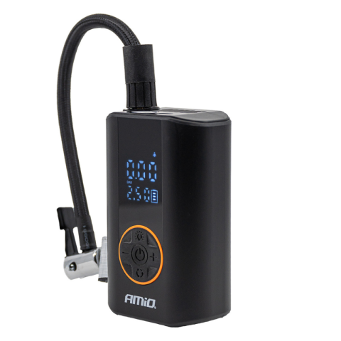 Noutati - Pistol umflat roti cu acumulator 4000mAh, portabil, 10 bari, display LED, USB-C