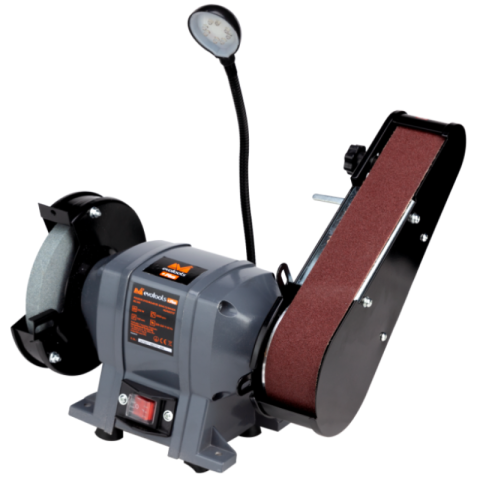 Noutati - Polizor de banc cu banda, 250W, disc 150 mm, banda 68.6 x 5 cm