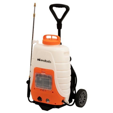 Casa si Gradina - Pompa de Stropit cu Acumulator, Roti de Transport, 18L
