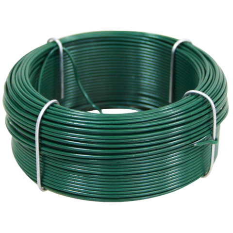 Noutati - Sarma Otel Galvanizata Plastifiata Verde 1.6mm, 50m, pentru legat, rezistenta coroziune