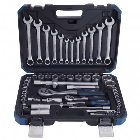 Chei si truse chei - Set 61chei tubulare si chei combinate HYUNDAI HY-59656