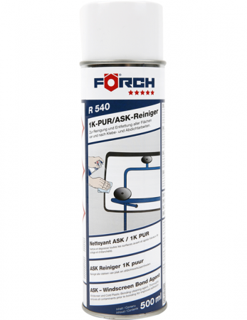 Casa si Gradina - Solutie de curatat parbrize inainte de lipire 1K-PUR FORCH 5*, R540, Degresant