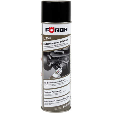 Vopsea spray si antifoane - Spray antifon cauciucat rapid, Protect Plus, negru, L253