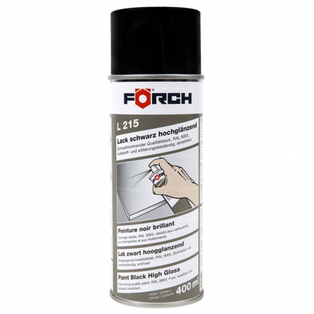 Vopsea spray si antifoane - Spray vopsea cu uscare rapida, interior/exterior, nuanta Negru LM L215, R9005