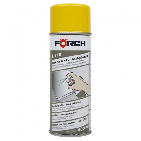 Vopsea spray si antifoane - Spray vopsea cu uscare rapida, luciu ridicat, nuanta Galben LM, RAL 1023