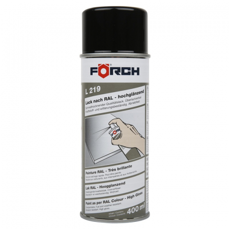Vopsea spray si antifoane - Spray vopsea cu uscare rapida, luciu ridicat, nuanta Negru LM RAL 9017