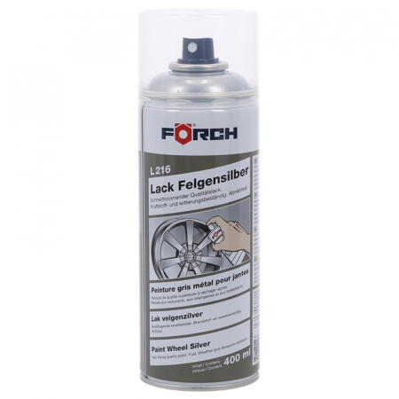Vopsea spray si antifoane - Spray vopsea cu uscare rapidă, nuanță Argintie pentru Jante L216