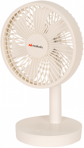 Aspiratoare si suflante - Ventilator de Birou cu Acumulator, 5W, 16cm Diametru, 4000mAh, 4 Trepte Viteza, Inclinare 40 grade