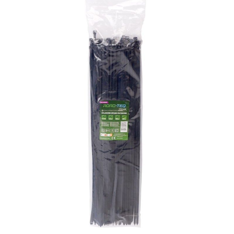 Coliere plastic, soricei negrii, 4.8mm Grosime, 20, 25, 30, 37, 40, 45, 50cm 4.8mm, 400mm