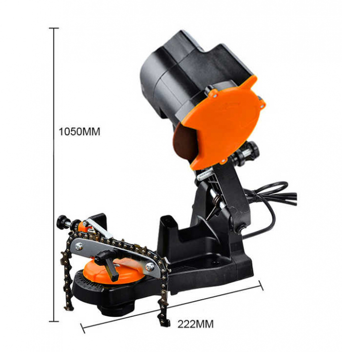 Aparat ascutit lant drujba DDT-ES002,85 W,Viteza maxima: 4000 rpm,Viteza maxima: 5800 rpm,disc inclus [9]