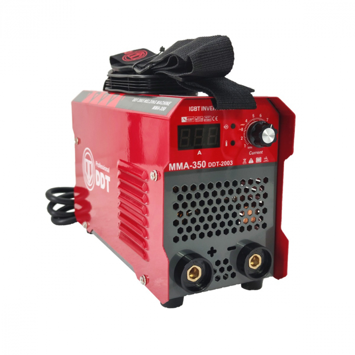 Aparat de sudura tip invertor, DDT PROFESSIONAL DDT-2003, MMA 350A, afisaj electronic LCD, tehnologie inalta, cutie transport [7]