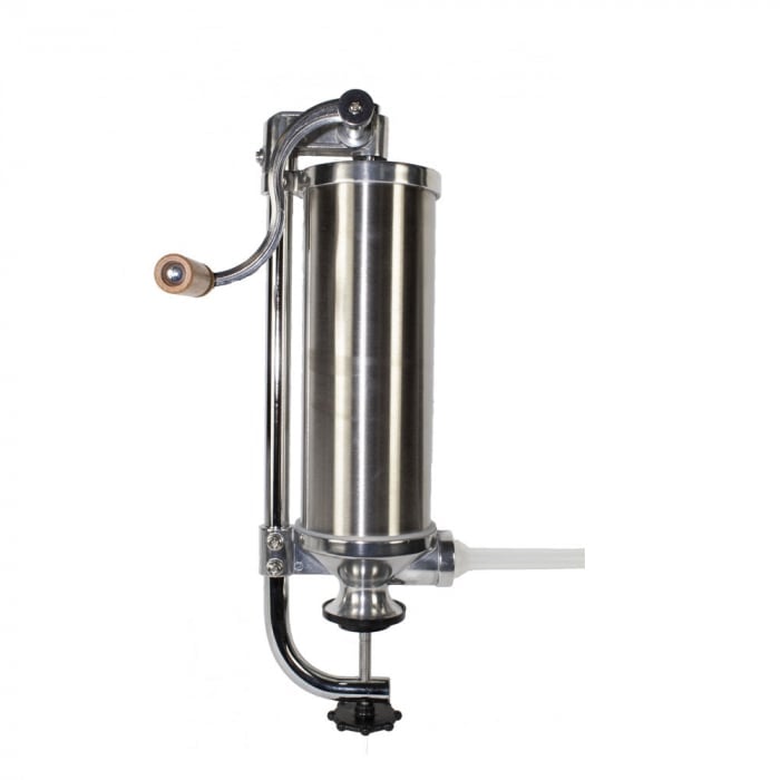 Aparat de umplut carnati vertical 4Kg DDT VANES, 4palnii incluse, inox alimentar, vertical [2]