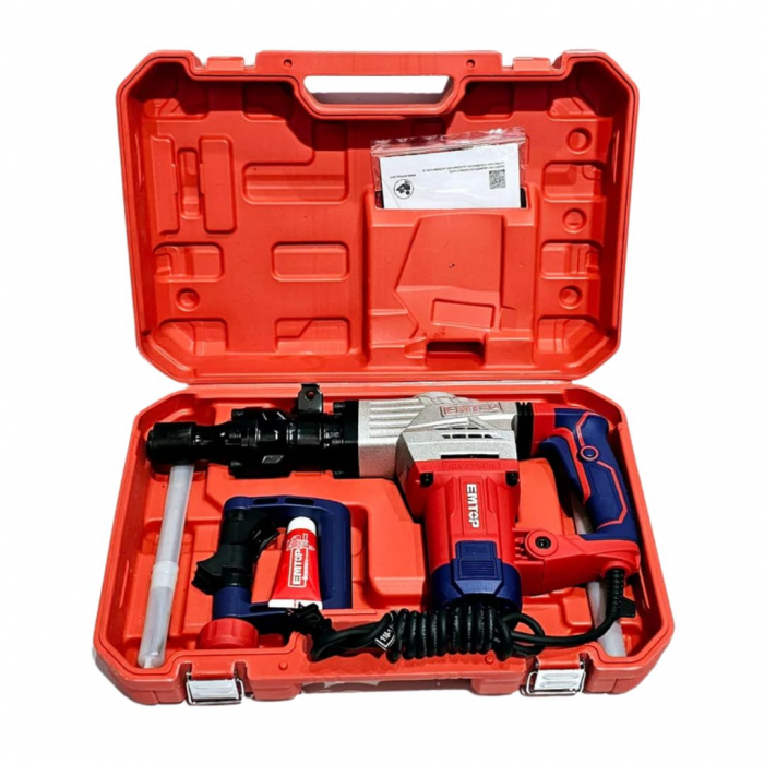 Ciocan demolator HEX, 1300W, 20J, 2 dalti, 7kg, ambalat in cutie de transport - EDBRH1301, EMTOP [5]