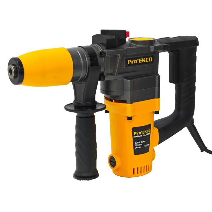 Ciocan rotopercutor  DDT, Pro’EKCO 1700W SDS-Plus – 26 mm, 3 burghie si 2 dalti incluse, 1700W, 920 rpm [2]