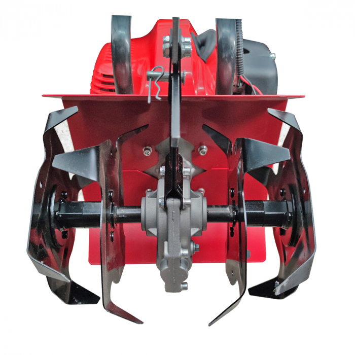 Cultivator / Motosapa pe benzina , motor 2 timpi , latime de lucru 25 cm , 52 cc , 4 cutite [7]