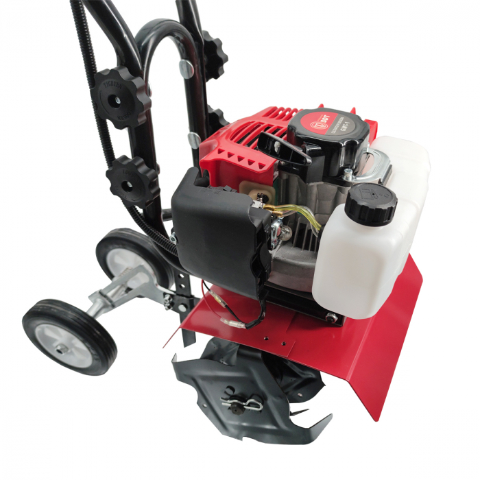 Cultivator / Motosapa pe benzina , motor 2 timpi , latime de lucru 25 cm , 52 cc , 4 cutite [6]