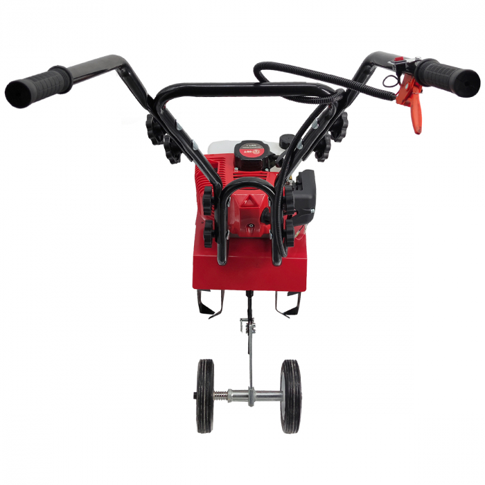 Cultivator / Motosapa pe benzina , motor 2 timpi , latime de lucru 25 cm , 52 cc , 4 cutite [5]
