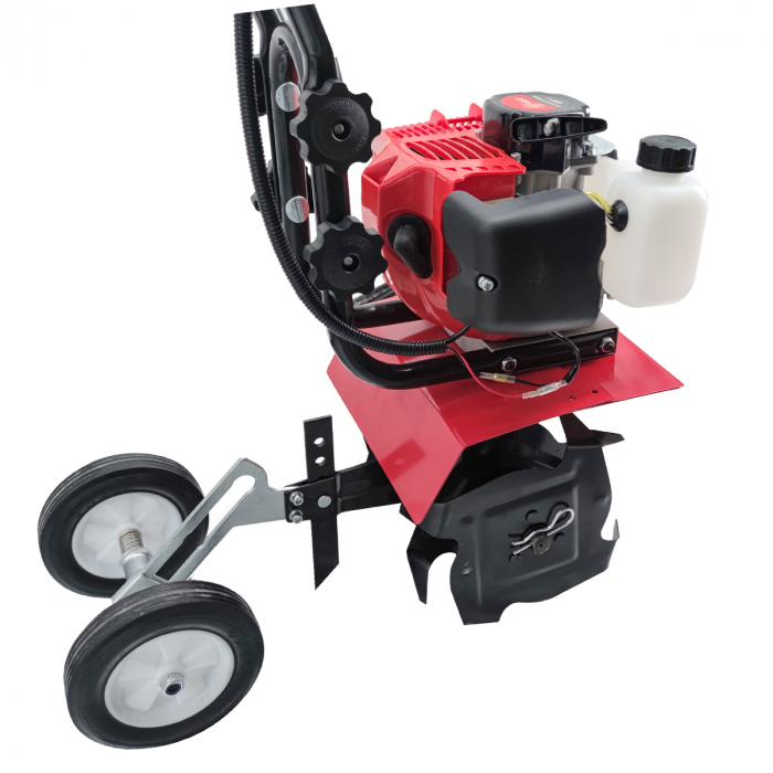 Cultivator / Motosapa pe benzina , motor 2 timpi , latime de lucru 25 cm , 52 cc , 4 cutite [4]