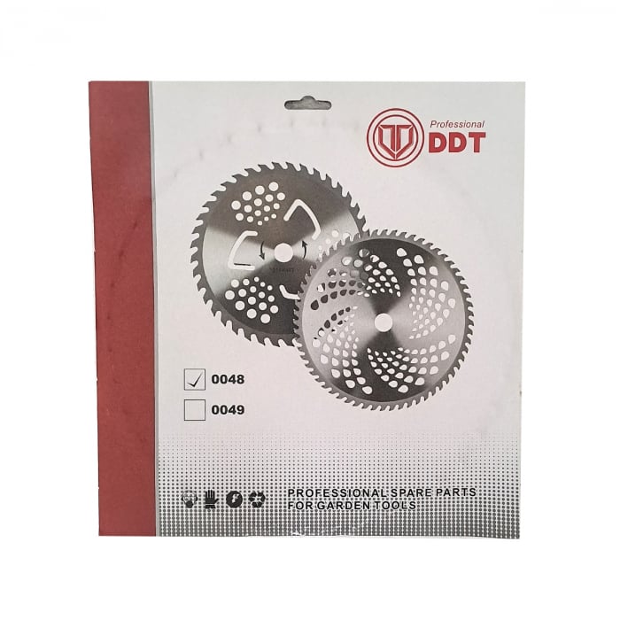 Disc motocoasa DDT, trimmer cu 40 de dinti intariti cu vidia nr 10, 255 mm [2]