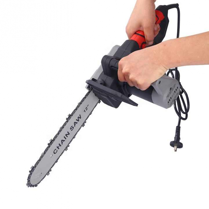 Drujba(Fierastrau electric)  DDT-KRISTAL,1500V,3000rot/min Sistem de ungere automat, Maner ergonomic, lama 12 inch,Ideala pentru lemne de foc și tăierea copacilor [2]