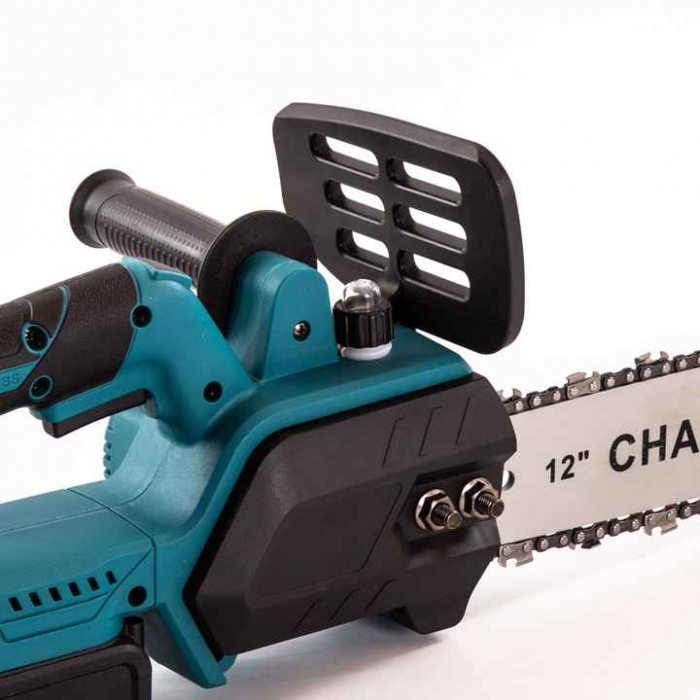 Drujba /mini fierastrau cu acumulator DDT-CRISTAL, 21V,4A,Brushless, Motor fără perii, 3500 W, Lubrifiere automată a lanțului, Lungimea lamei de 40 cm, Ideala pentru lemne de foc și tăierea copacilor [6]