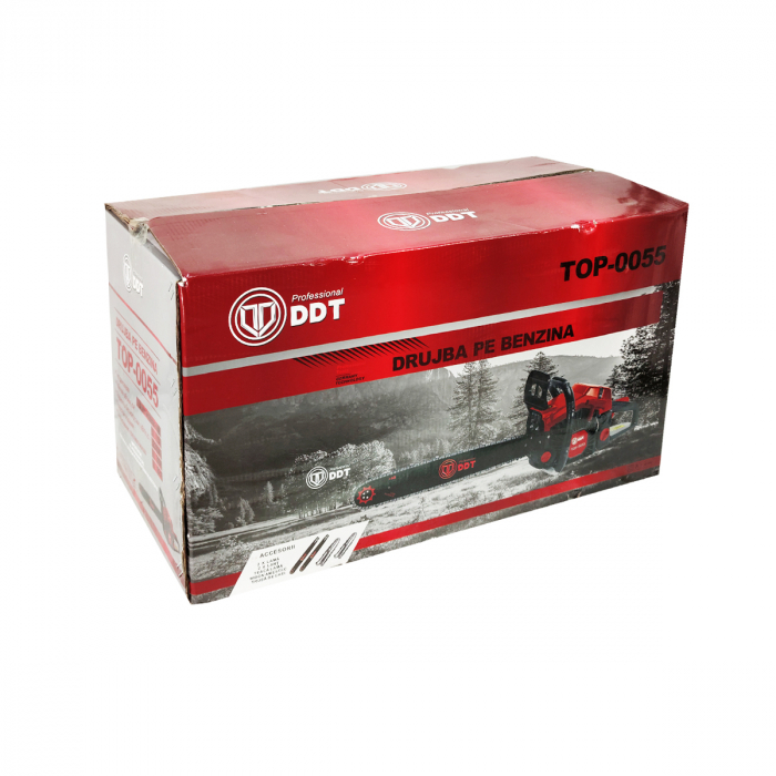 Drujba pe benzina , motor 2 Timpi , 2 lame + 2 lanturi , 4,8 cp putere , demaror magneziu Easy-Start [2]
