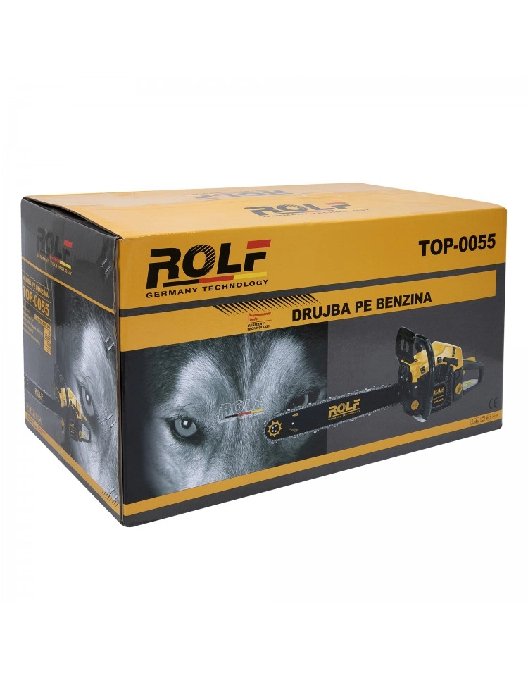 Drujba pe benzina Rolf 0055, 4.7 Cp, 52 cmc, lama 40 cm - Rolf ,2 lame +2 lanturi ,+ulei [2]