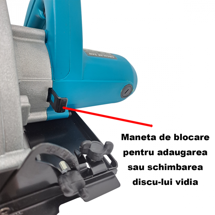 Fierastrau circular electric, DDT, 1050 W, 5000 Rpm, disc vidia 185 mm inclus [6]