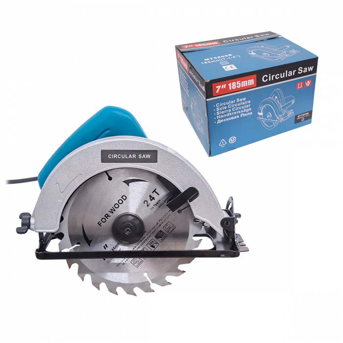 Fierastrau circular electric, DDT, 1050 W, 5000 Rpm, disc vidia 185 mm inclus [10]