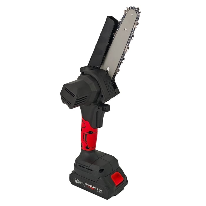 Fierastrau de mana (mini fierastrau) DDT-CRISTAL, 24V, 2Ah, 2*Lame & 2*Lant 6", 2 acumulatori, Incarcator, Geanta de transpor [2]