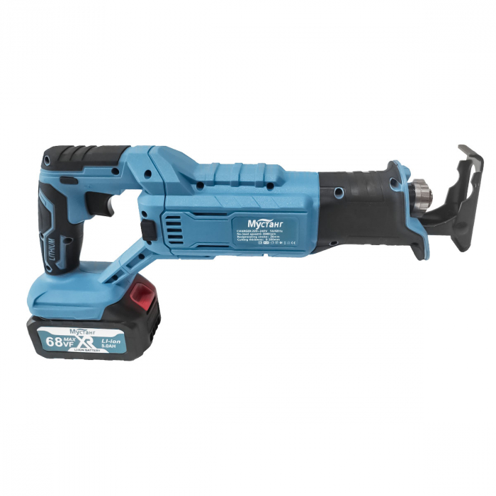 Fierastrau Sabie Cu 2 Acumulatori , Mustang , 24 V , 5 AH , 4 panze diferite modele [5]
