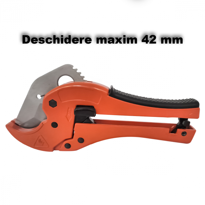 Foarfeca de taiat teava, PEX, PP, PE, PEX / AL / PEX, diametru maxim 42 mm [3]